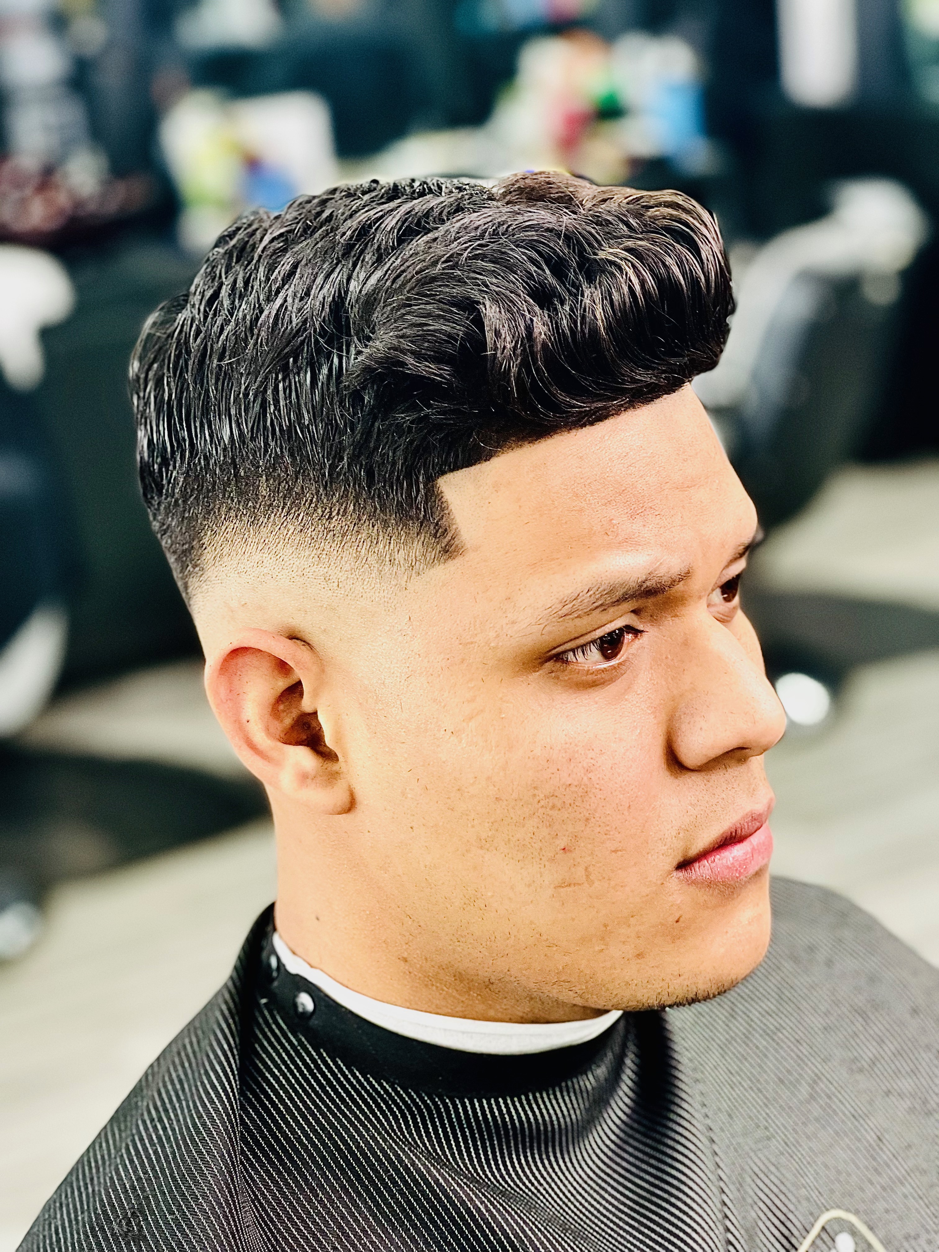 Fade haircut at Klass Cutz Hawley MN